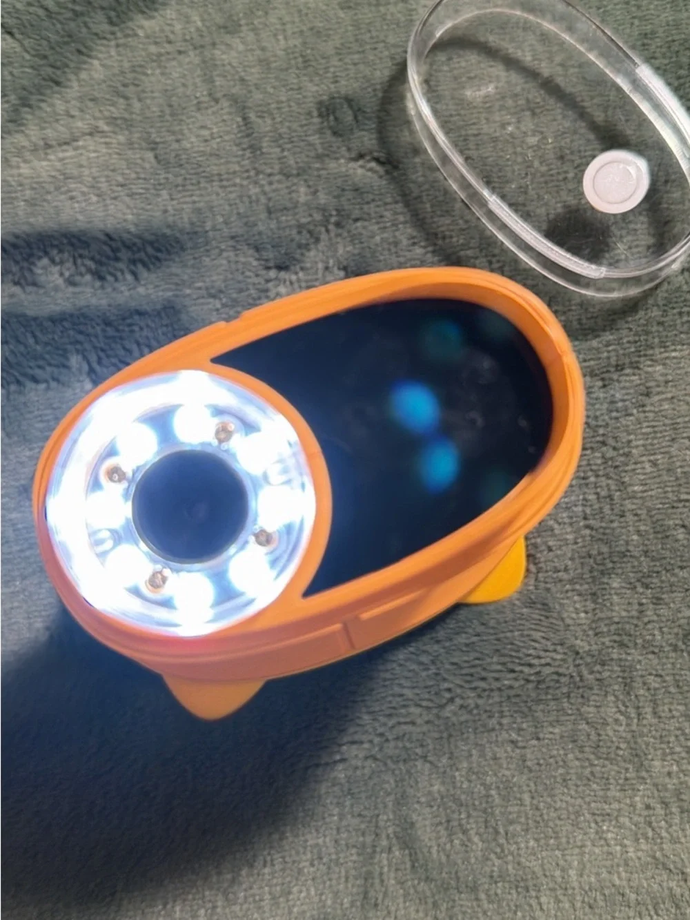 Kids Microscope Electronic Toy - Yellow